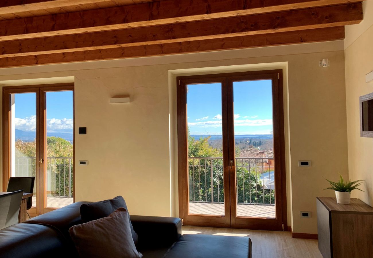 Villa a Polpenazze del Garda - Villa Sinfonia: con tre camere da letto e vista lago