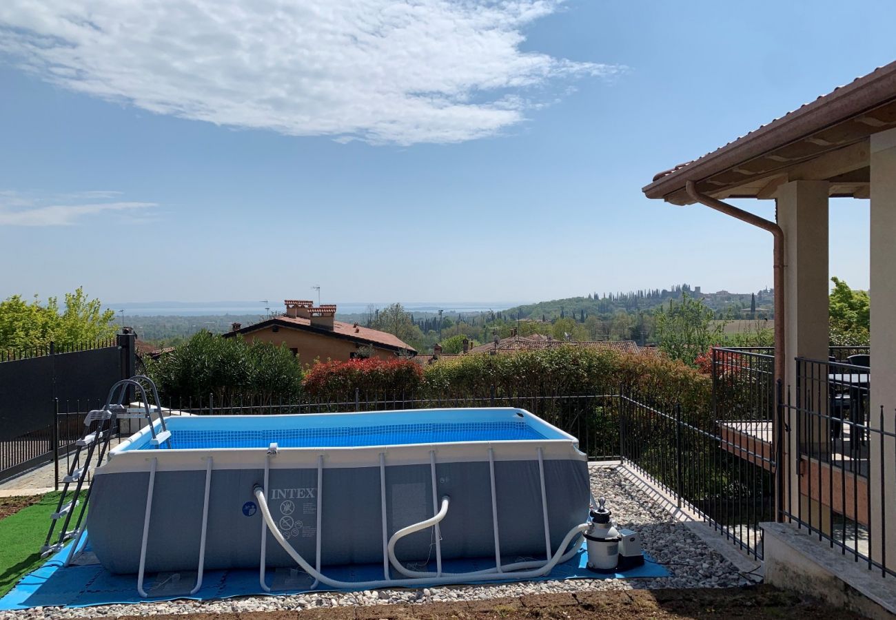 Villa a Polpenazze del Garda - Villa Sinfonia: con tre camere da letto e vista lago
