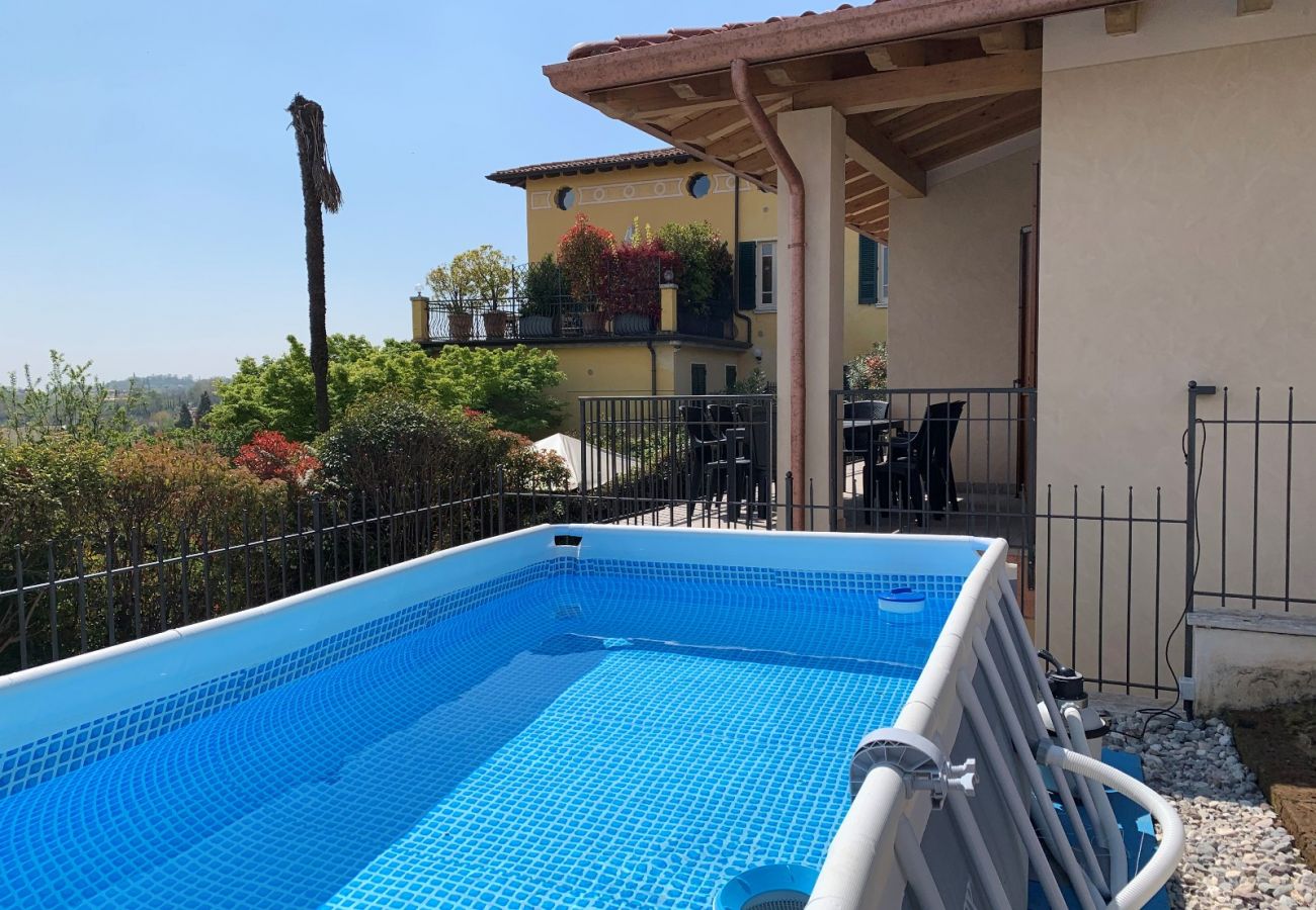 Villa a Polpenazze del Garda - Villa Sinfonia: con tre camere da letto e vista lago