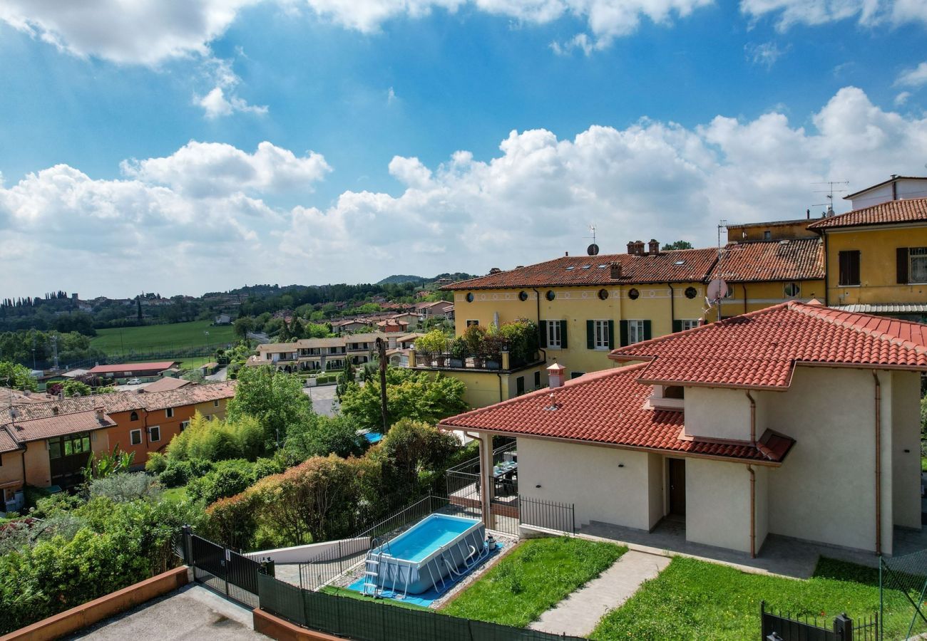 Villa a Polpenazze del Garda - Villa Sinfonia: con tre camere da letto e vista lago