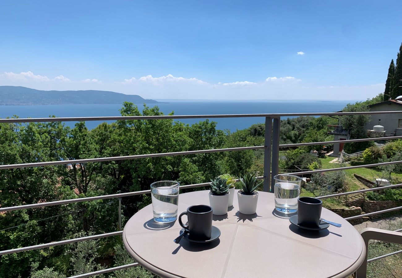 Villa a Toscolano-Maderno - Le Casette - Leccino con vista lago, piscina e jacuzzi