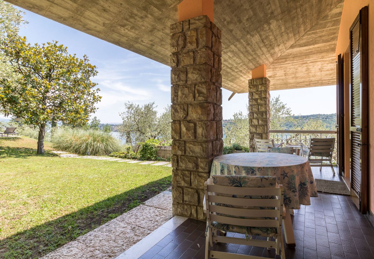 Villa a Salò - Villa Cuore con vista lago e piscina privata