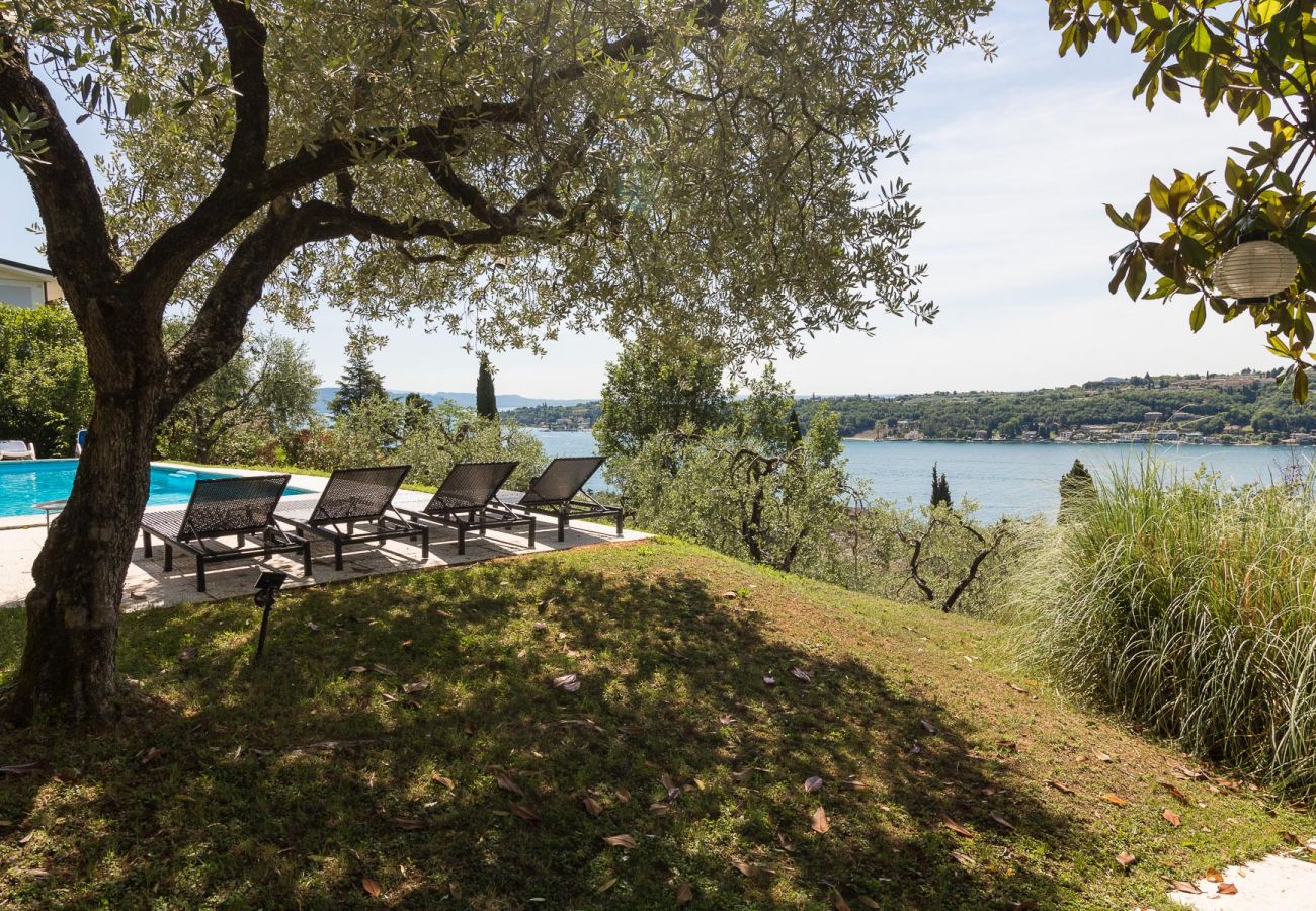 Villa a Salò - Villa Cuore con vista lago e piscina privata