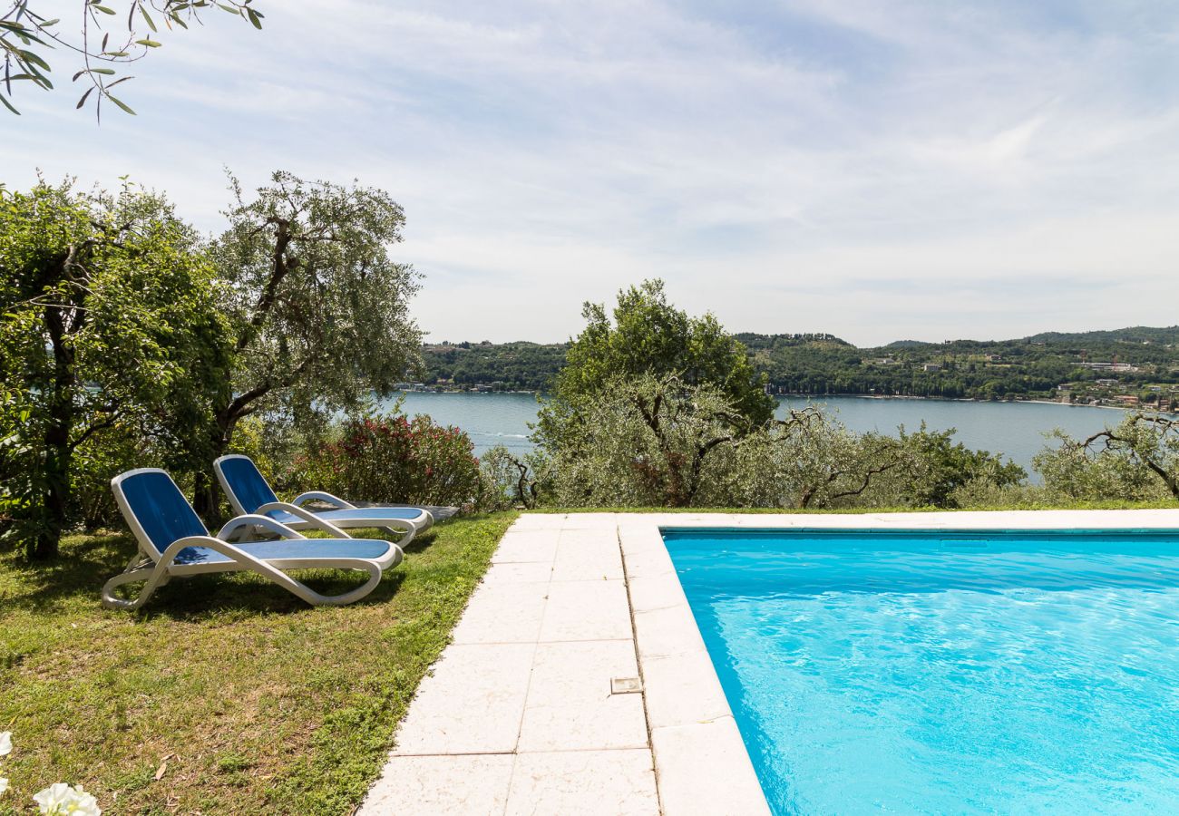 Villa a Salò - Villa Cuore con vista lago e piscina privata