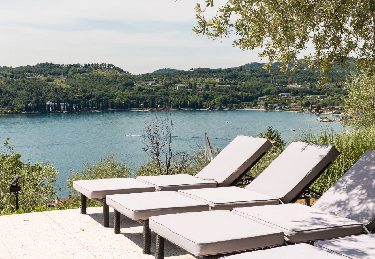 Villa a Salò - Villa Cuore con vista lago e piscina privata