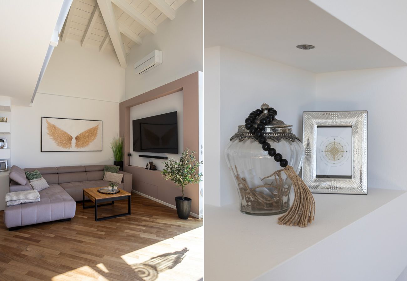 Appartamento a Puegnago sul Garda - Loft La Torretta con vista lago e piscina