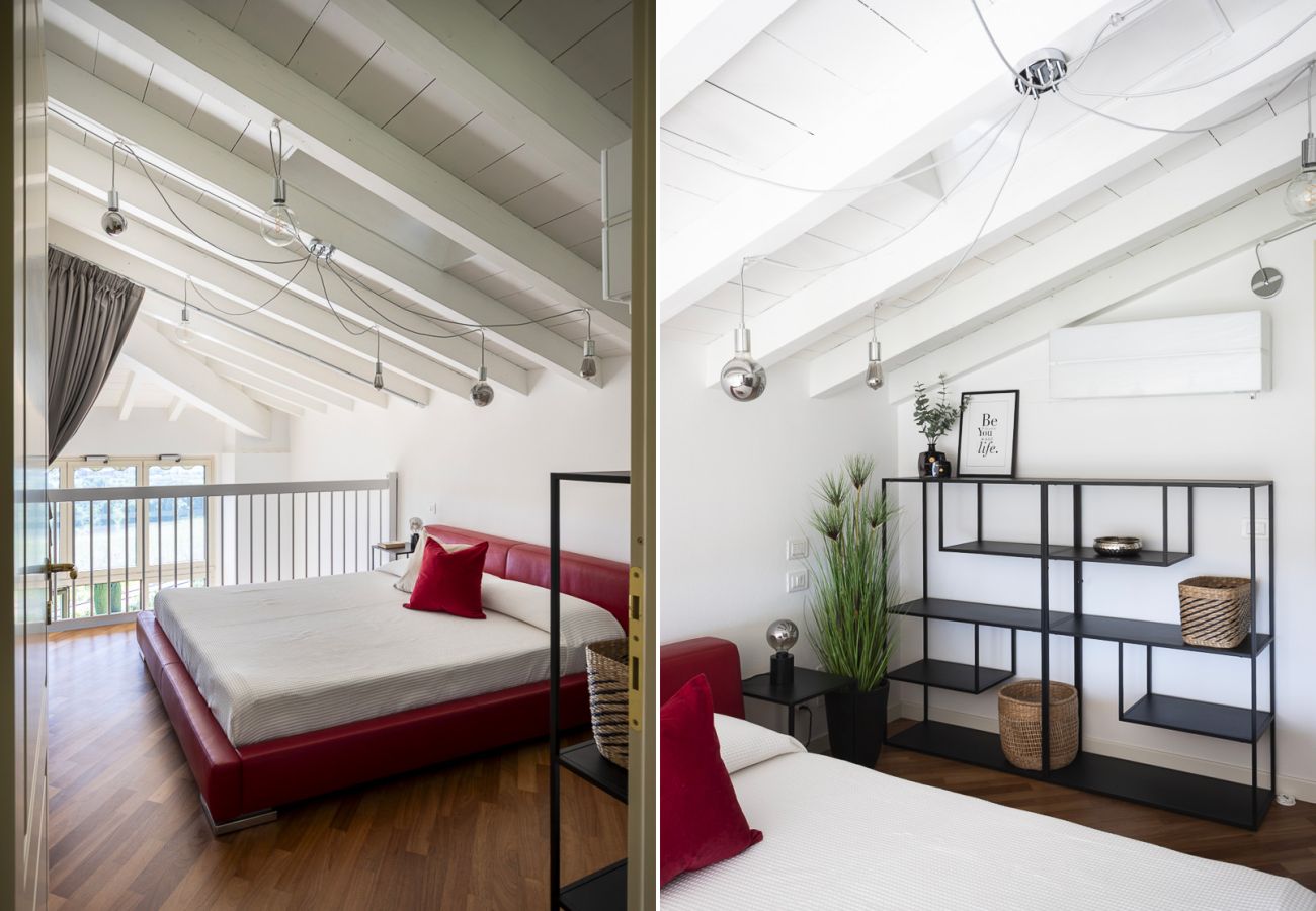 Appartamento a Puegnago sul Garda - Loft La Torretta con vista lago e piscina