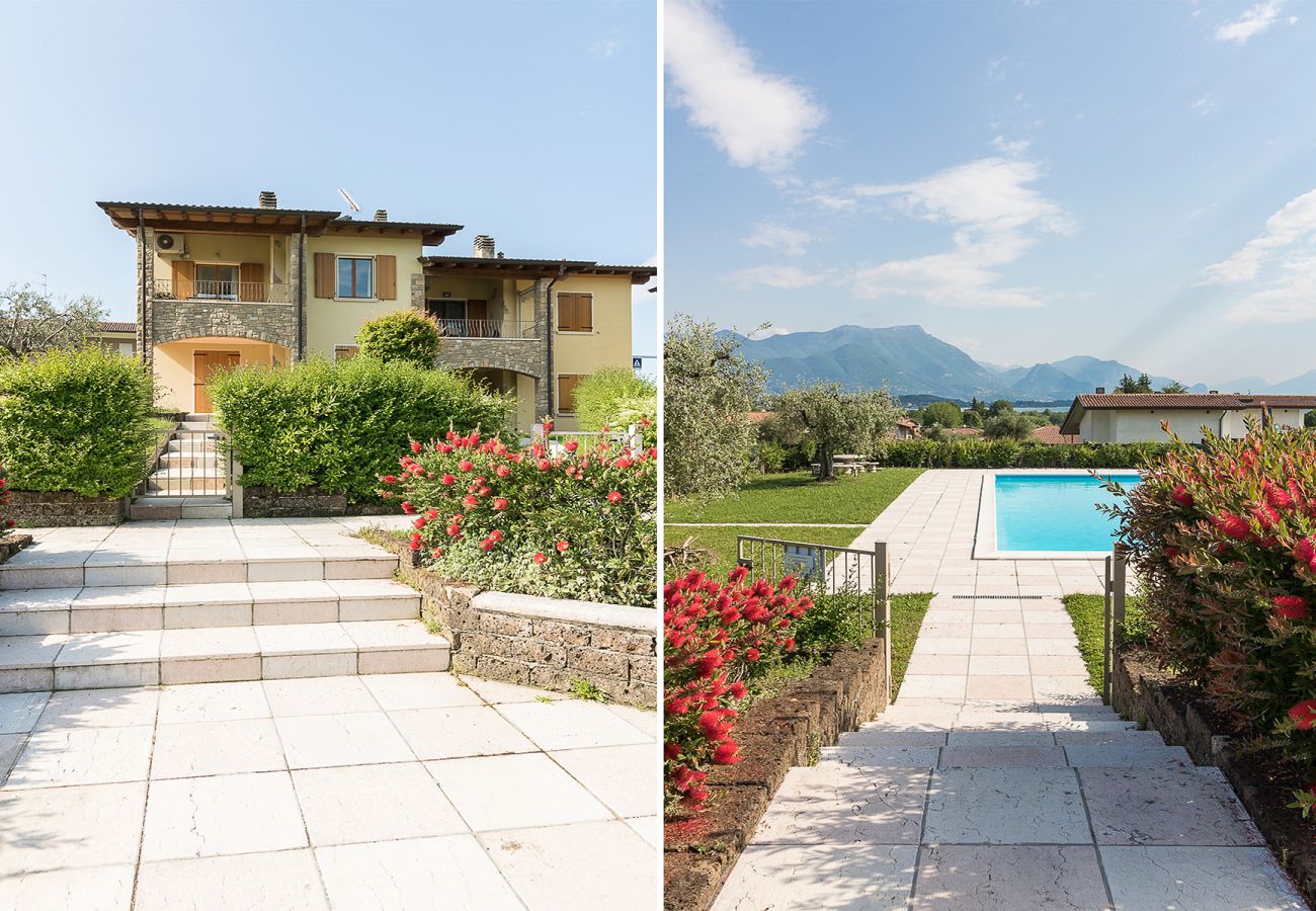 Appartamento a Manerba del Garda - Lago Blu con vista lago e piscina
