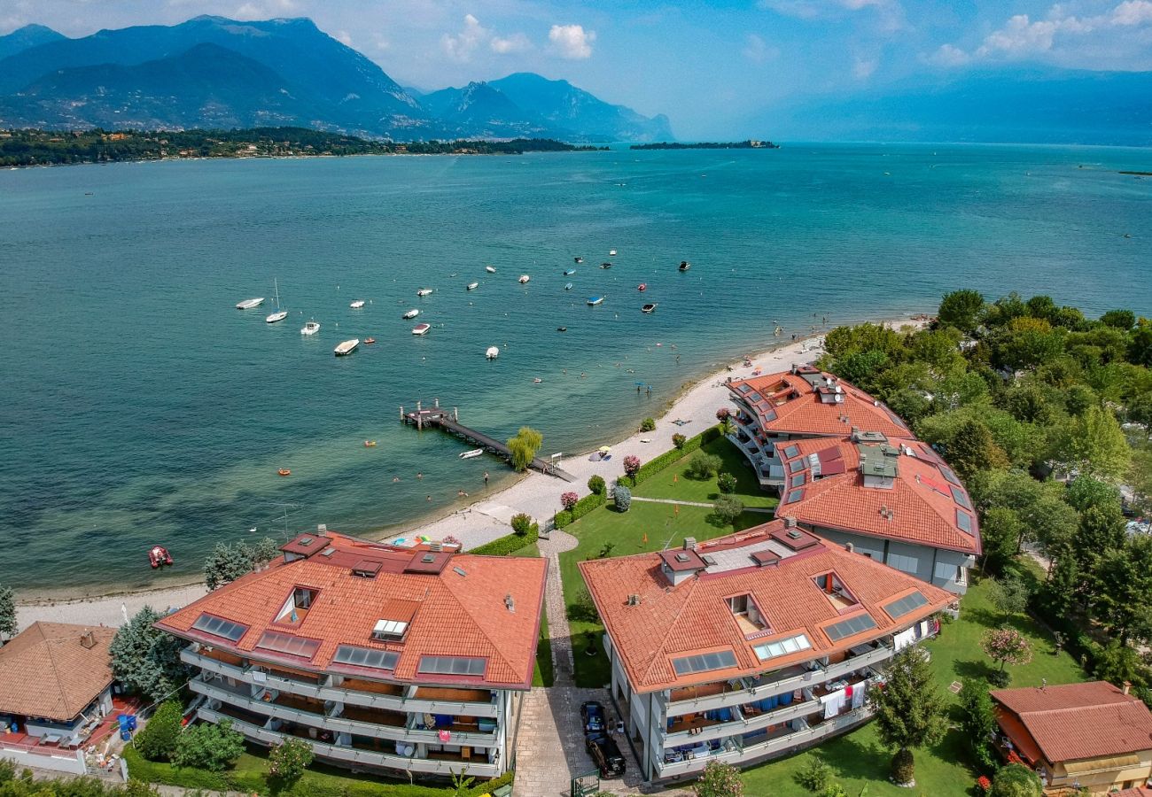 Ferienwohnung in Manerba del Garda - Sogno del Lago: direkt am Strand in Manerba del Garda