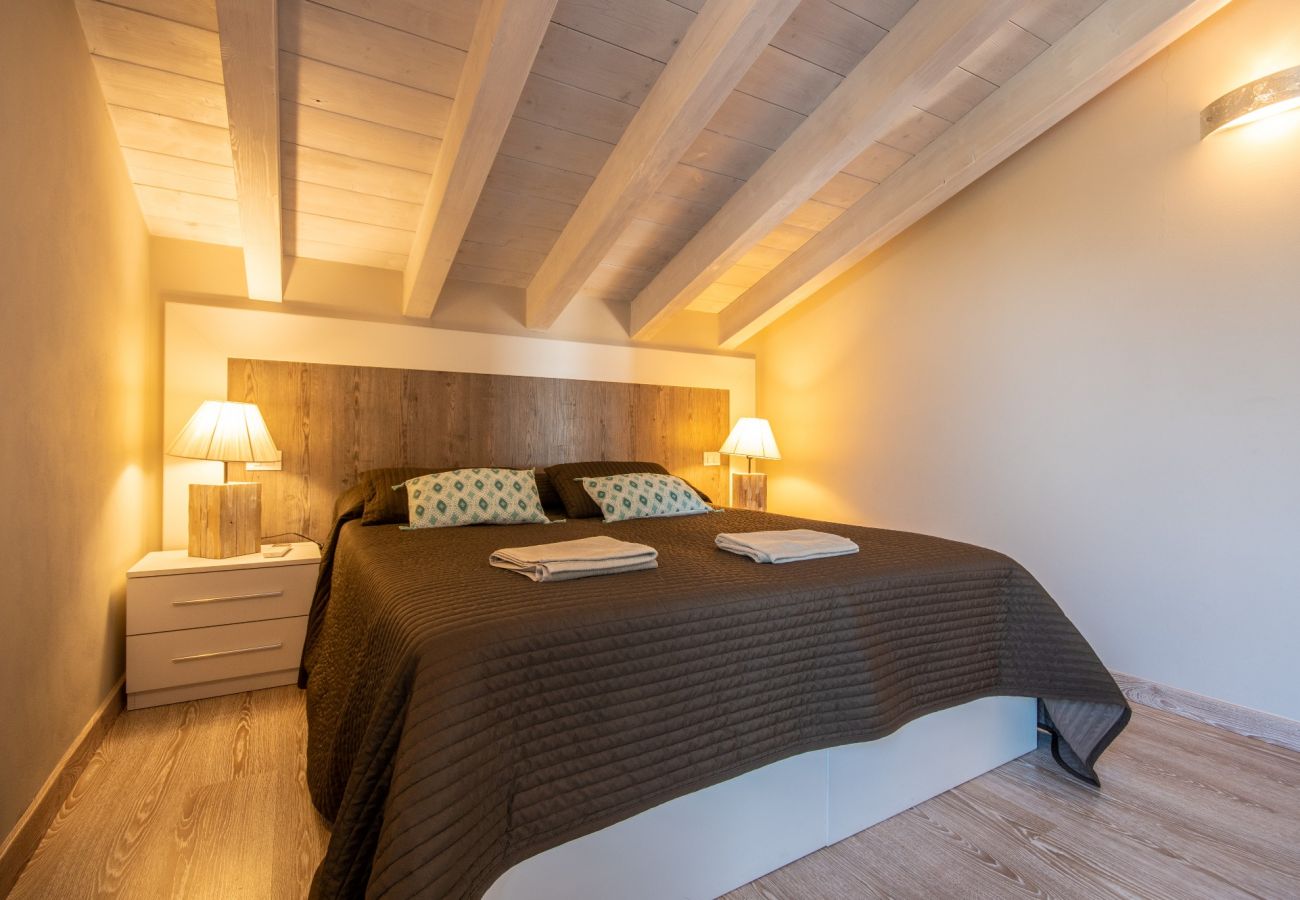 Ferienwohnung in Toscolano-Maderno - Cà Rossa - Orchidea mit wunderbarer Seeblick