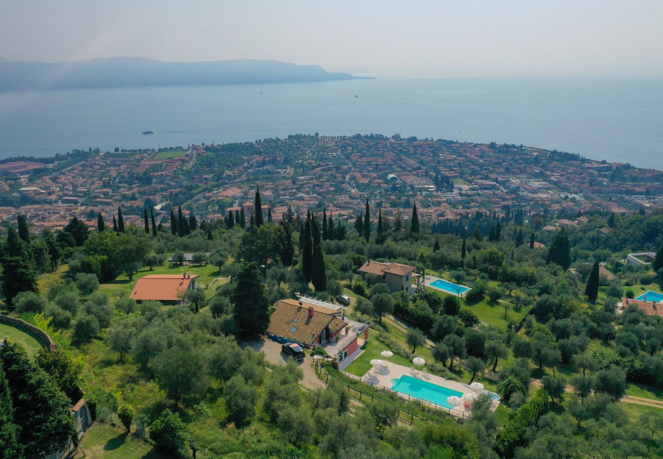 Ferienwohnung in Toscolano-Maderno - Cà Rossa - Orchidea mit wunderbarer Seeblick