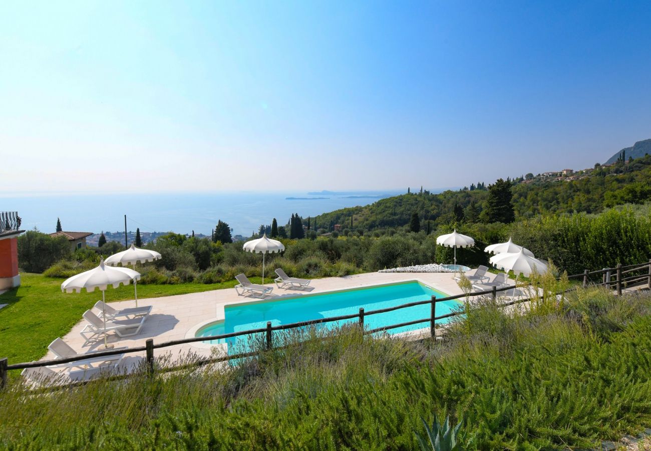 Ferienwohnung in Toscolano-Maderno - Cà Rossa - Orchidea mit wunderbarer Seeblick