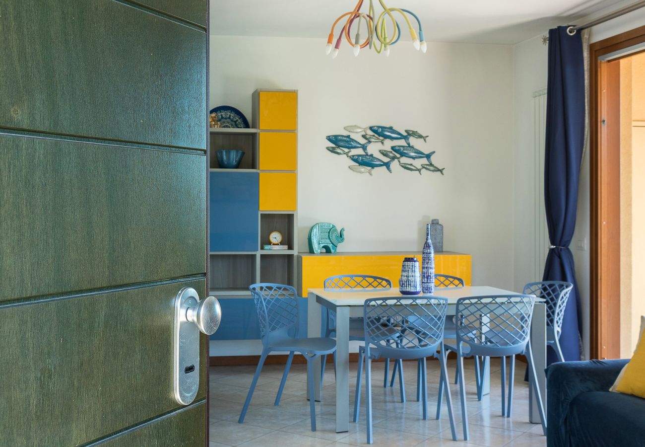 Ferienwohnung in Polpenazze del Garda - Pegaso: mit Balkon mit Seeblick, Pool und Garage