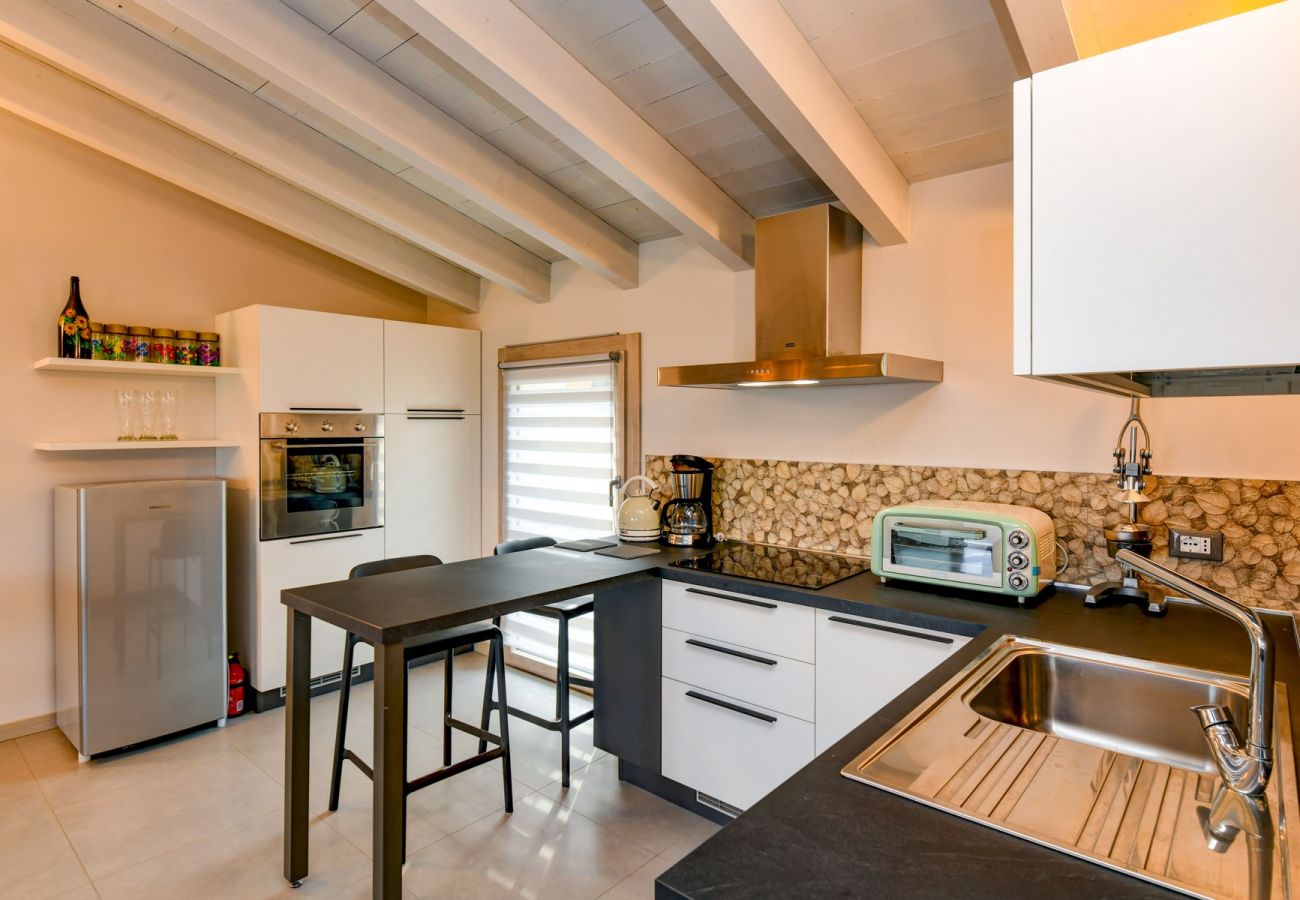 Ferienwohnung in Manerba del Garda - Gardaliva5. mit Seeblick in kleiner neuer Anlage nah am Strand