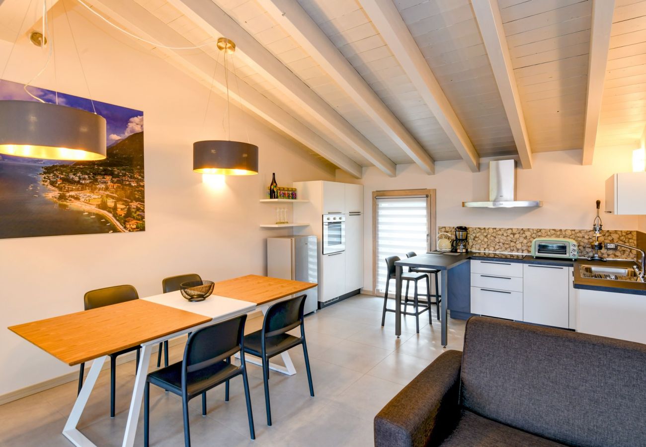 Ferienwohnung in Manerba del Garda - Gardaliva5. mit Seeblick in kleiner neuer Anlage nah am Strand