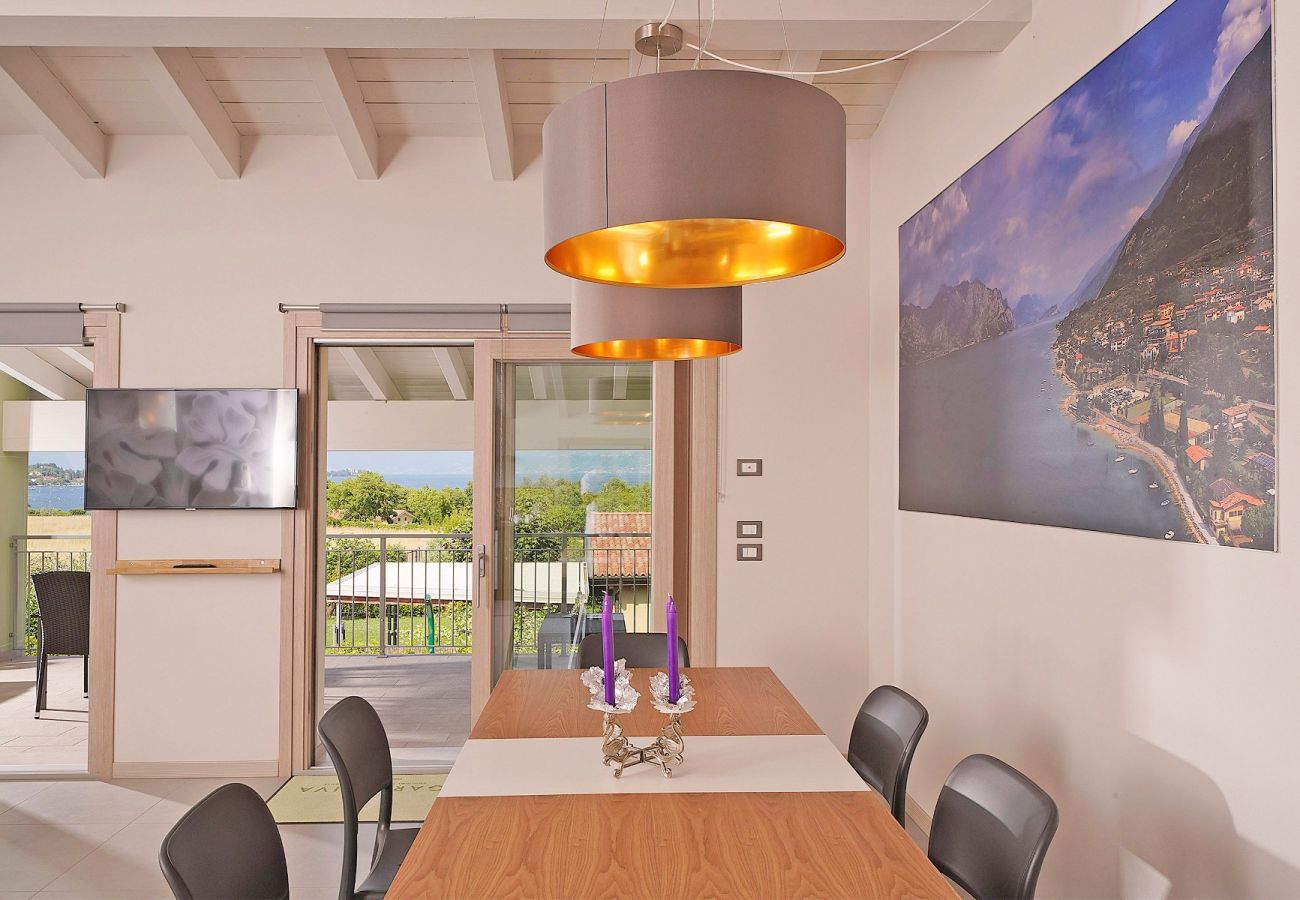 Ferienwohnung in Manerba del Garda - Gardaliva5. mit Seeblick in kleiner neuer Anlage nah am Strand