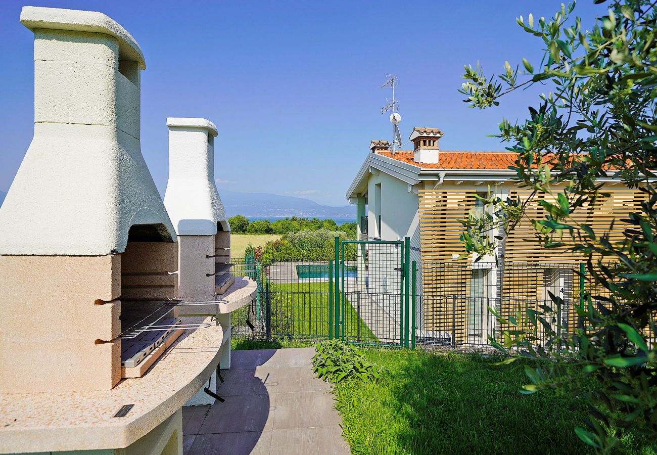 Ferienwohnung in Manerba del Garda - Gardaliva5. mit Seeblick in kleiner neuer Anlage nah am Strand