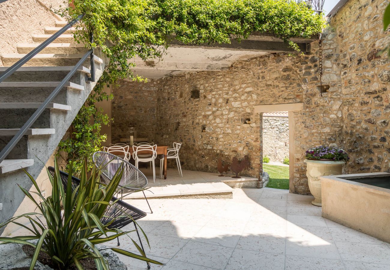 Ferienwohnung in Tignale - Rustico Minichèto -La Vigna: gepflegte Wohnung mit Balkon mit Seeblick