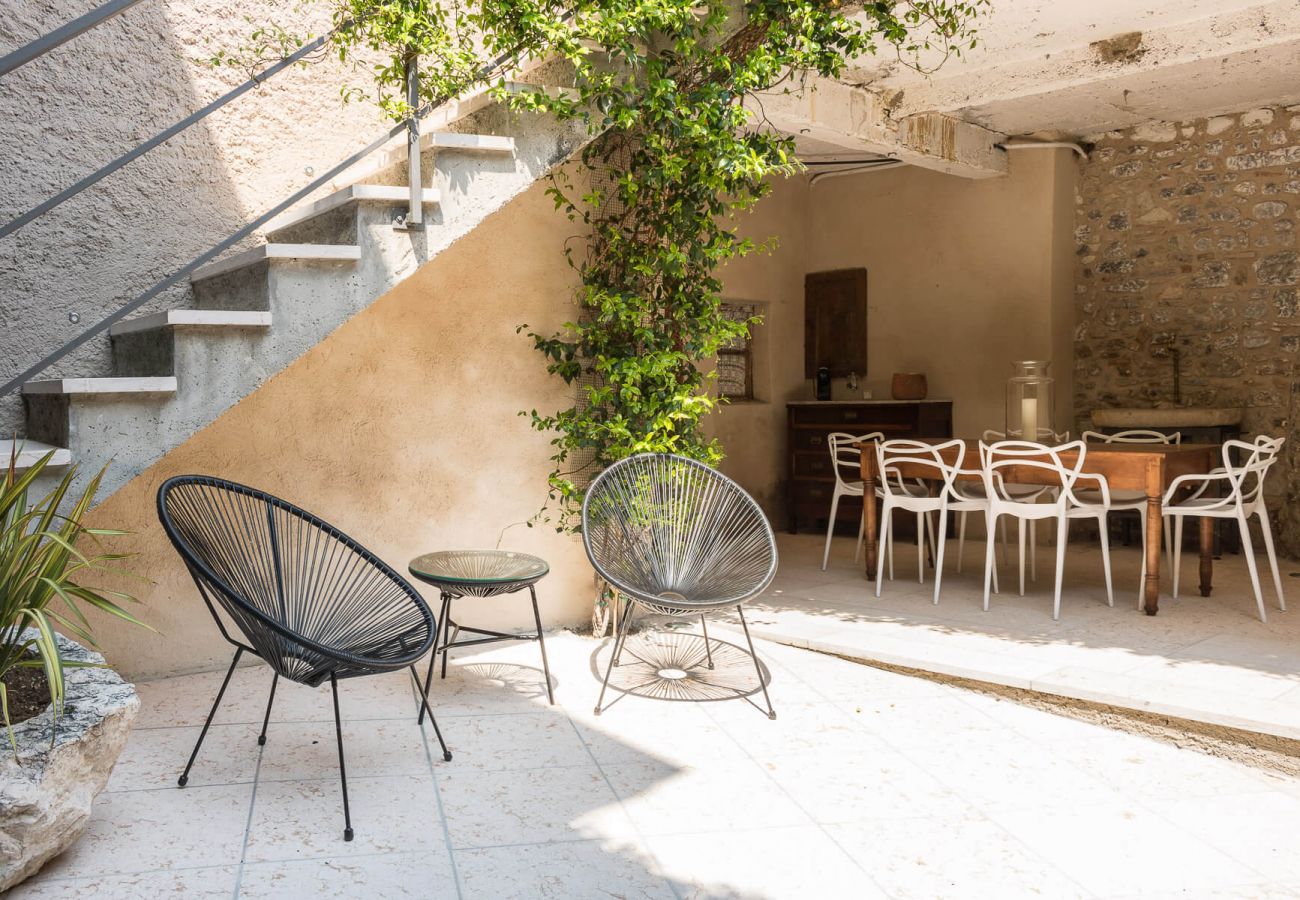 Ferienwohnung in Tignale - Rustico Minichèto -La Vigna: gepflegte Wohnung mit Balkon mit Seeblick
