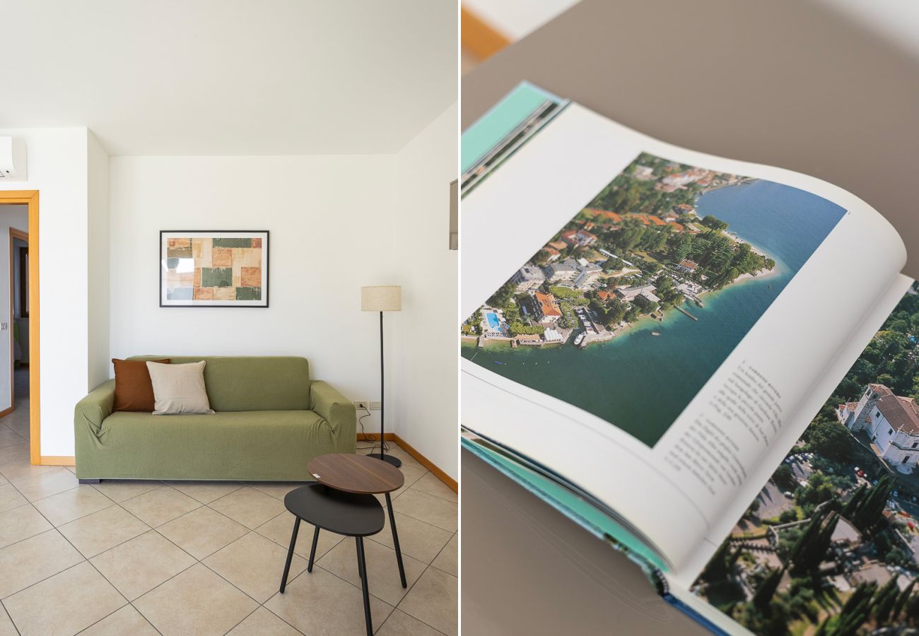 Ferienwohnung in Toscolano-Maderno - 8 Garden Vistalago, mit zwei Schalfzimmern