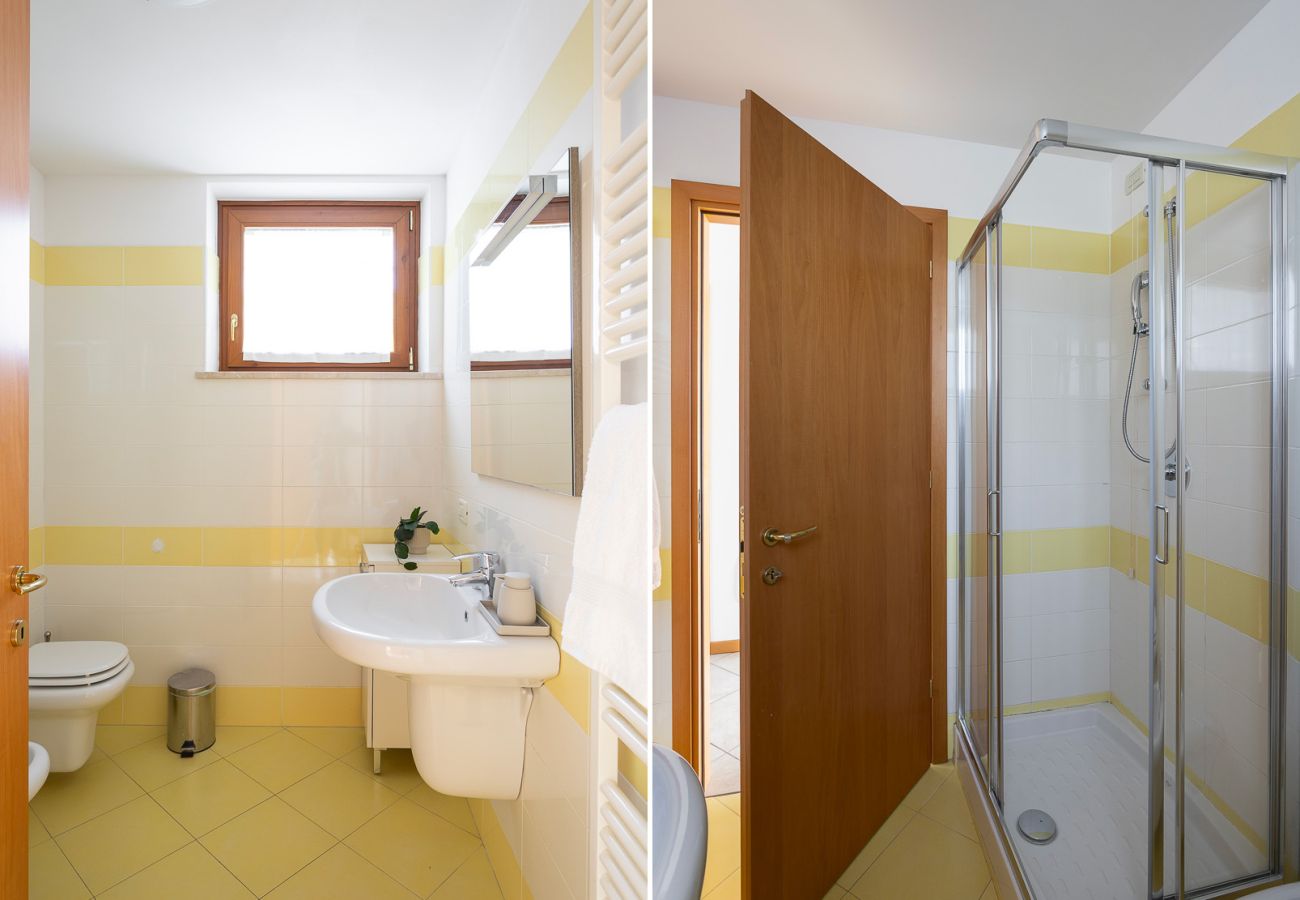 Ferienwohnung in Toscolano-Maderno - 8 Garden Vistalago, mit zwei Schalfzimmern