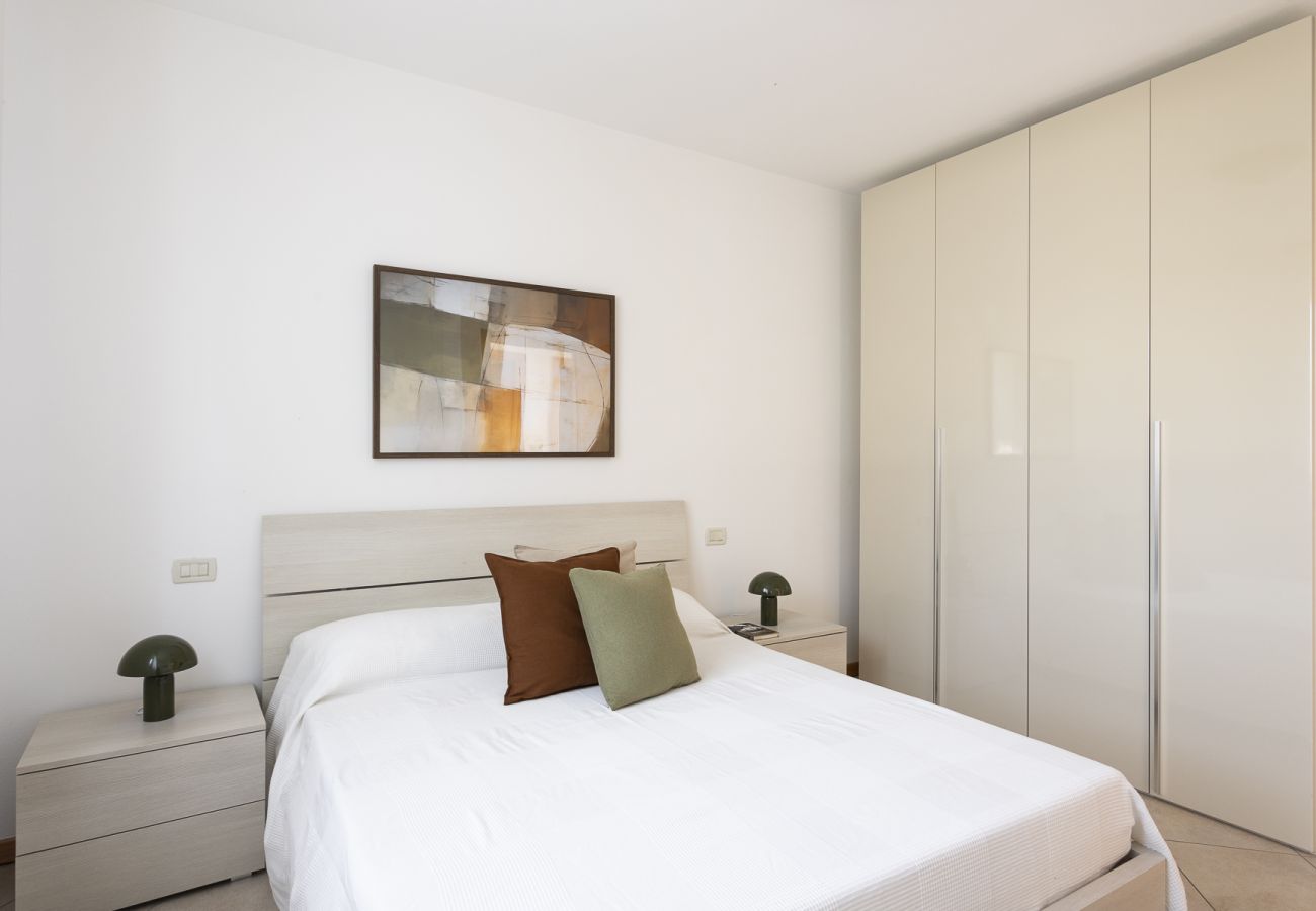 Ferienwohnung in Toscolano-Maderno - 8 Garden Vistalago, mit zwei Schalfzimmern