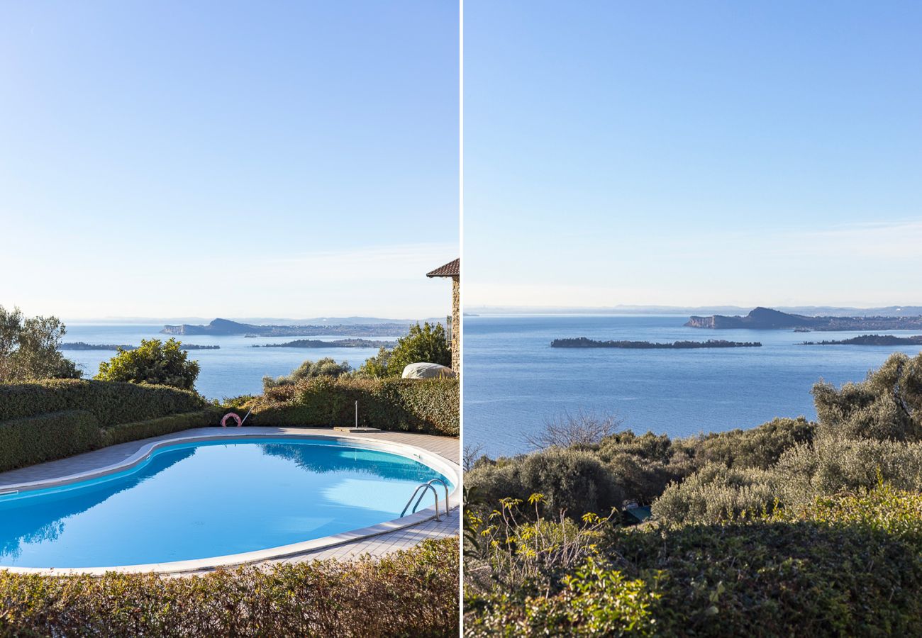 Ferienwohnung in Toscolano-Maderno - Happiness: mit Seeblick und Pool