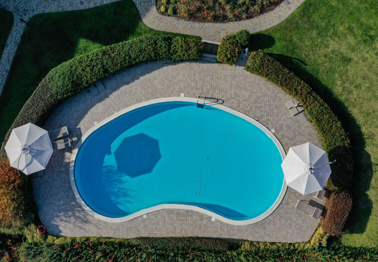 Ferienwohnung in Toscolano-Maderno - 7 Sunshine: mit Seeblick uns Pool
