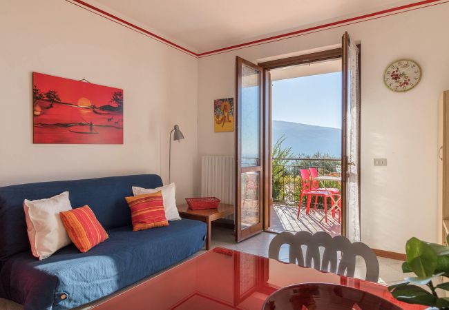 Ferienwohnung in Tignale - Appartamento Panorama Mit Balkon mit Seeblick