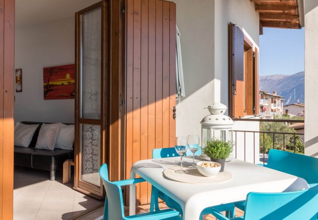 Ferienwohnung in Tignale -  appartamento Bellevue mit Balkon mit Seeblick
