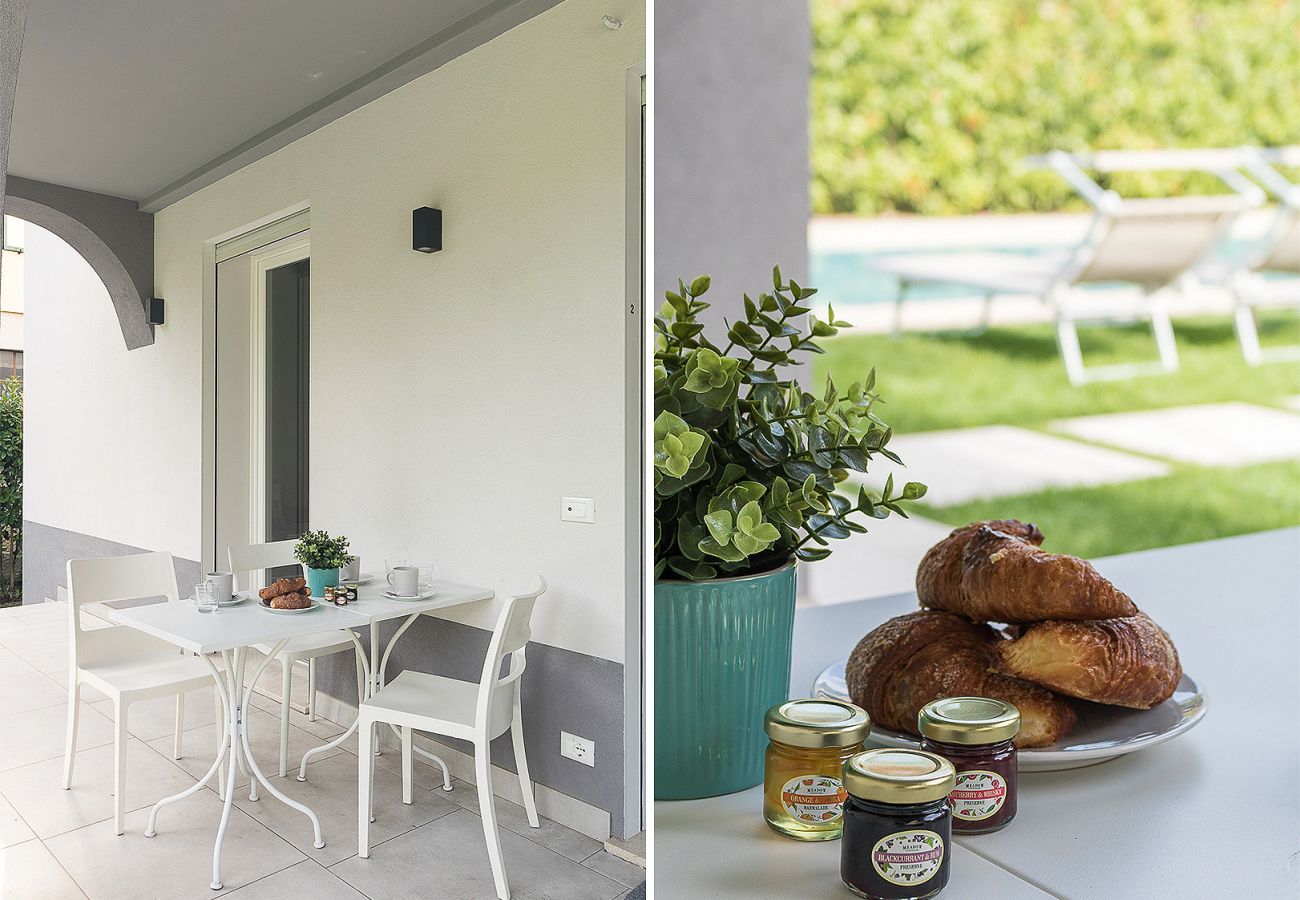 Ferienwohnung in Toscolano-Maderno - Maison Bellini 2 mit Pool und nah am See