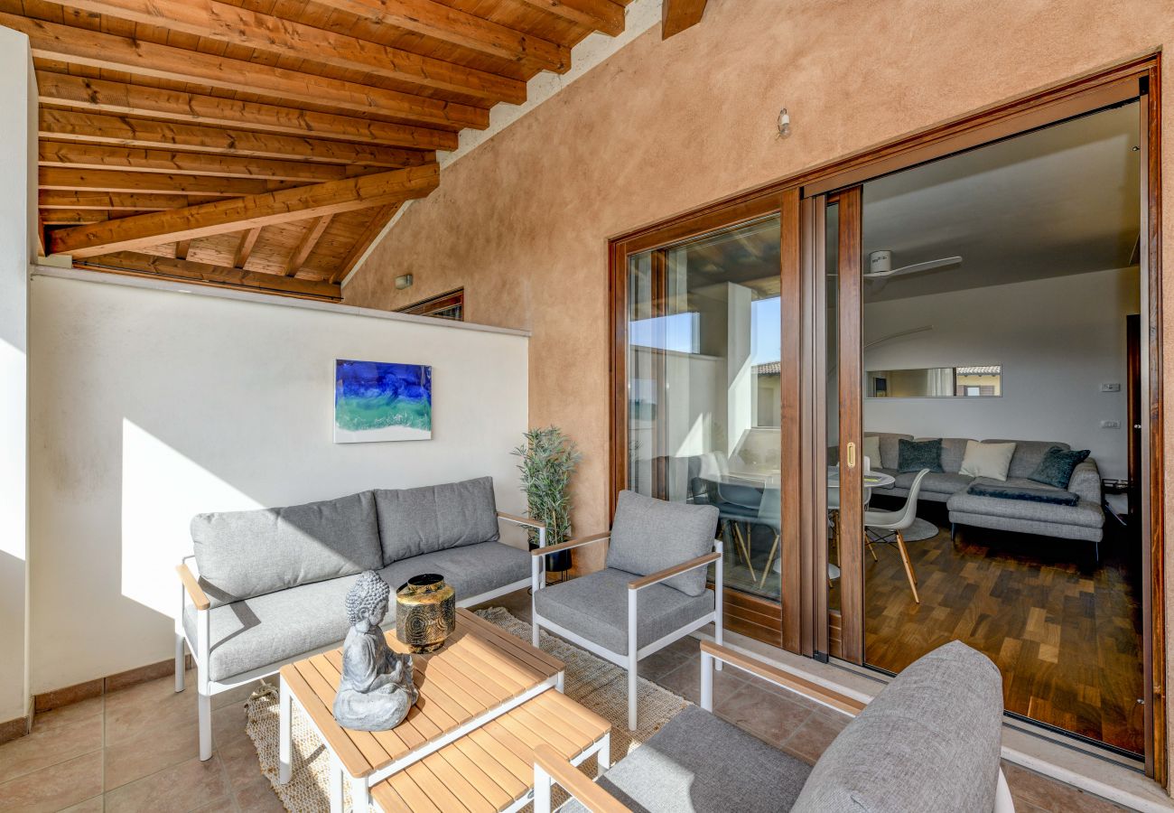 Ferienwohnung in Moniga del Garda - Leone moderne Wohnung in Moniga