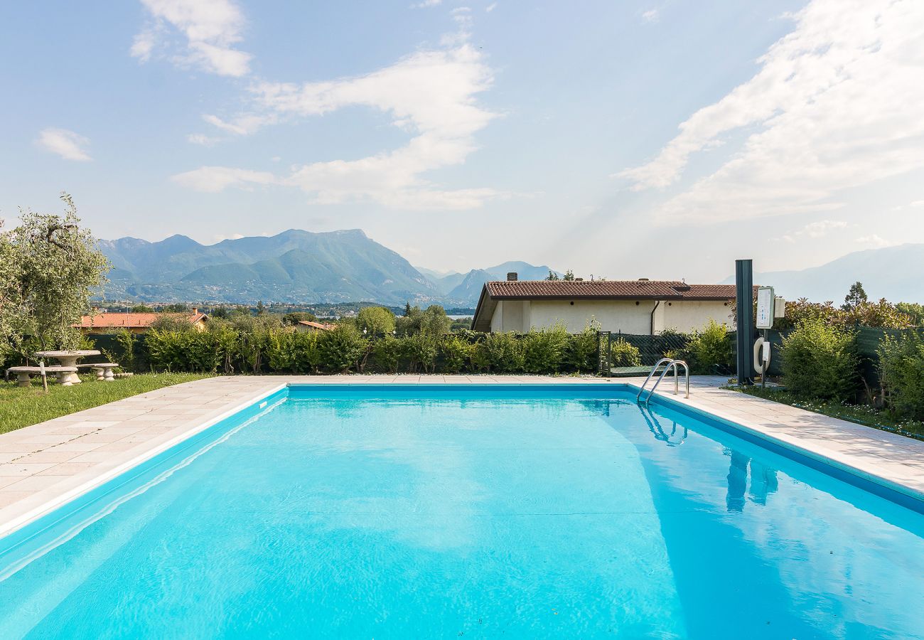 Ferienwohnung in Manerba del Garda - Lago Blu mit seeblick und Pool