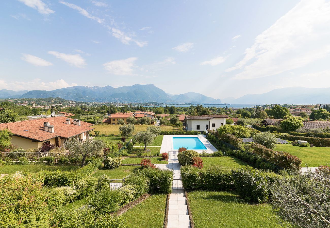 Ferienwohnung in Manerba del Garda - Lago Blu mit seeblick und Pool