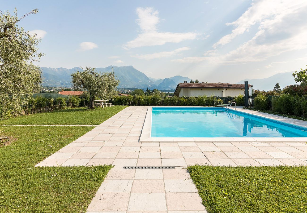 Ferienwohnung in Manerba del Garda - Lago Blu mit seeblick und Pool