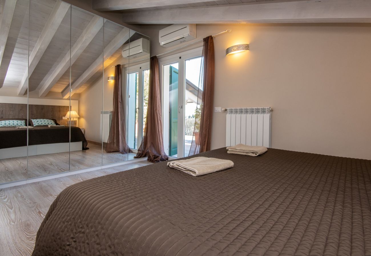 Apartament w Toscolano-Maderno - Cà Rossa - Orchidea con vista mozzafiato