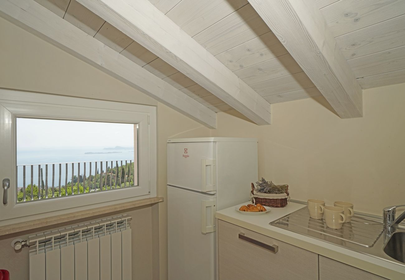 Apartament w Toscolano-Maderno - Cà Rossa - Orchidea con vista mozzafiato