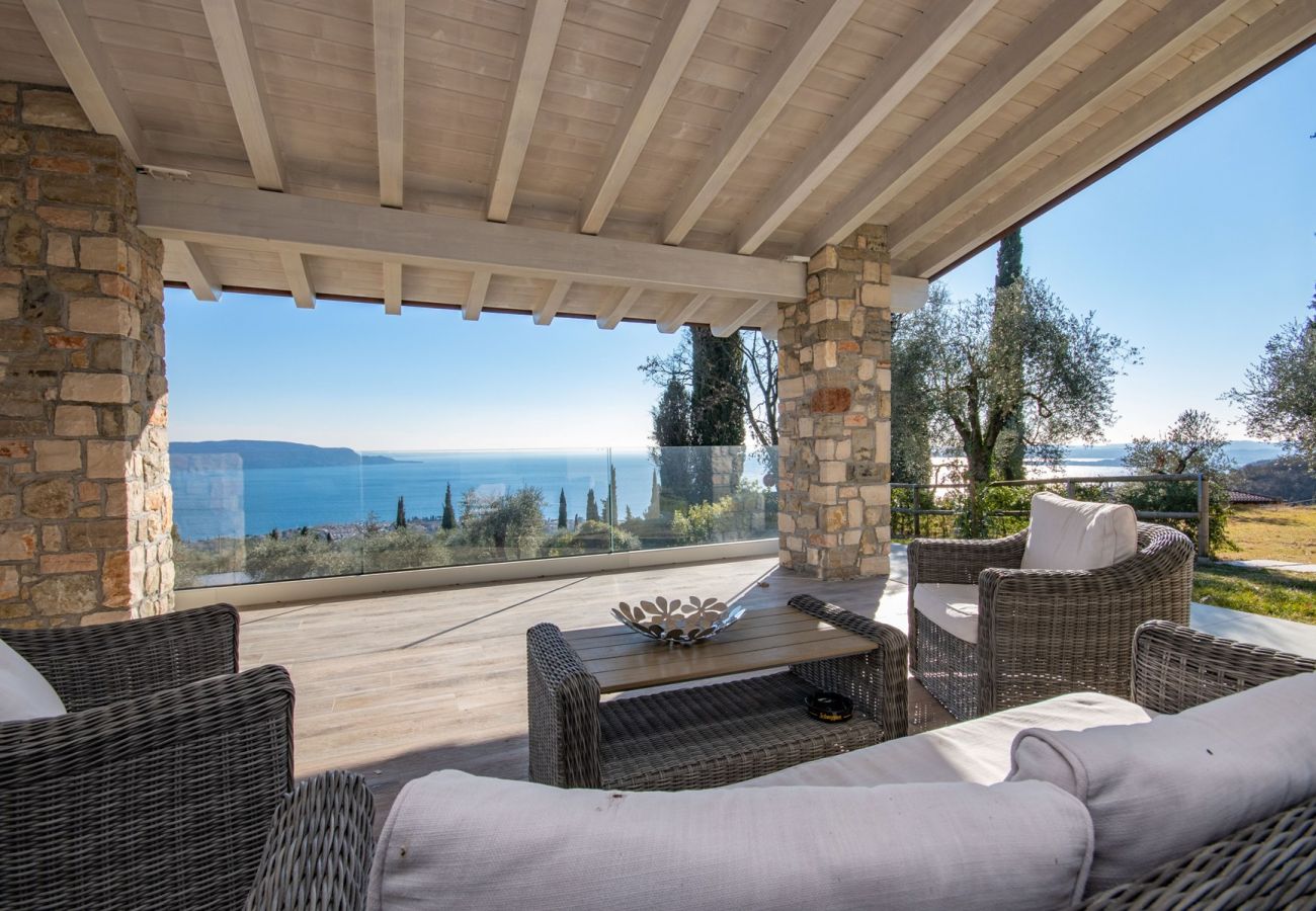 Apartament w Toscolano-Maderno - Cà Bianca sopra: immersi nella natura con vista mozzafiato 