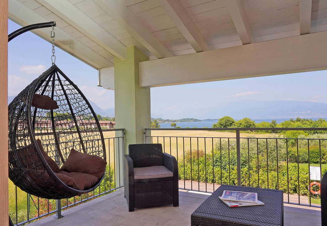 Apartament w Manerba del Garda - Gardaliva5:spazioso con vista lago in piccolo residence vicino al lago