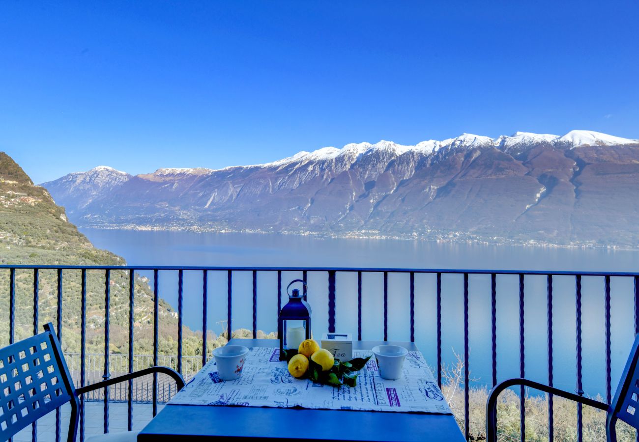 Apartament w Tignale - Albicocca: vista lago, natura e relax