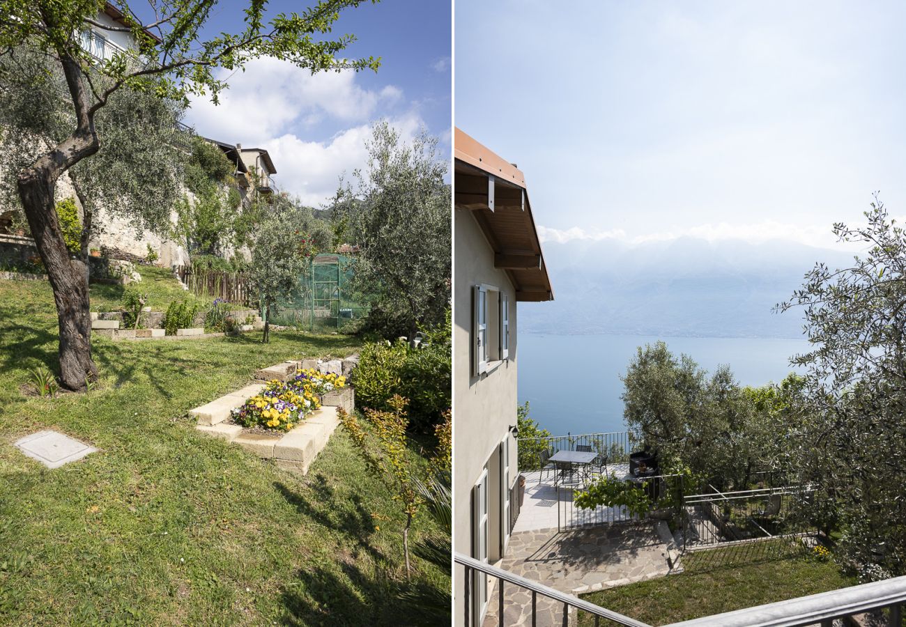 Apartament w Tignale - Albicocca: vista lago, natura e relax