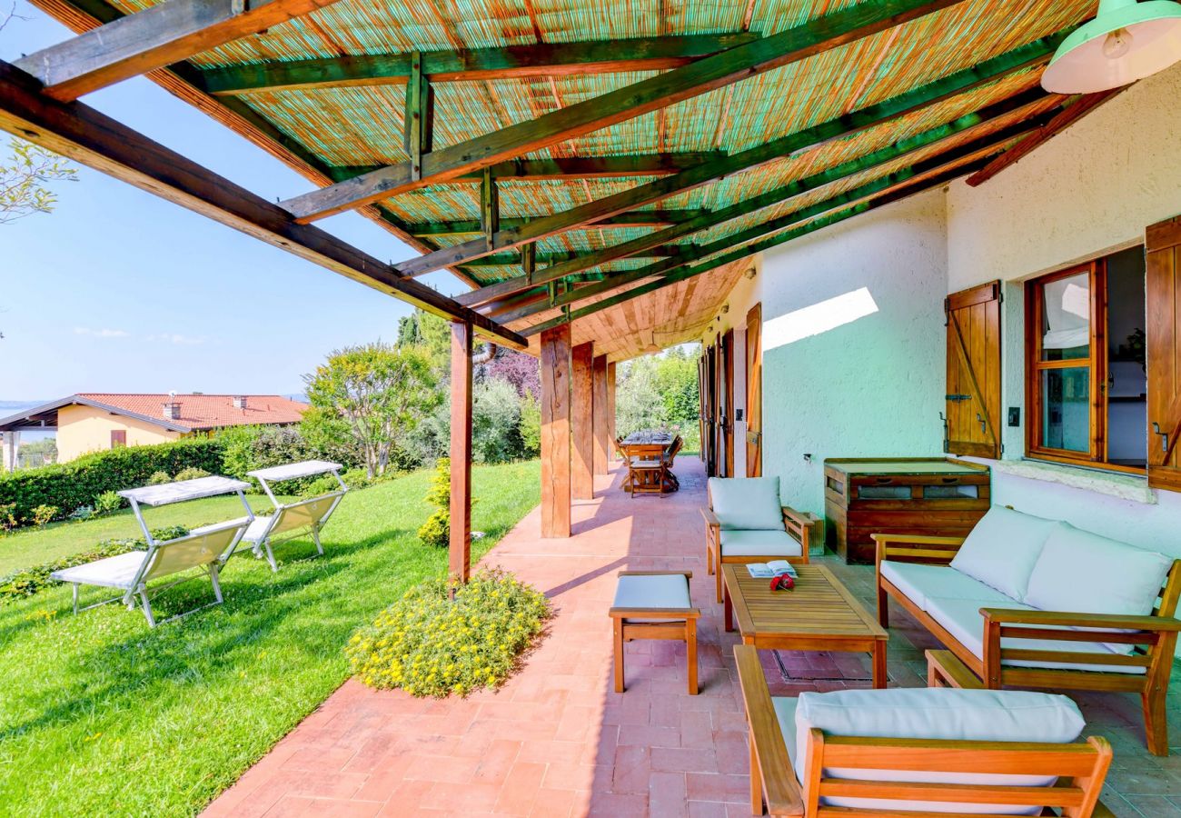 Willa w Manerba del Garda - Villa Silva, con magnifica vista lago