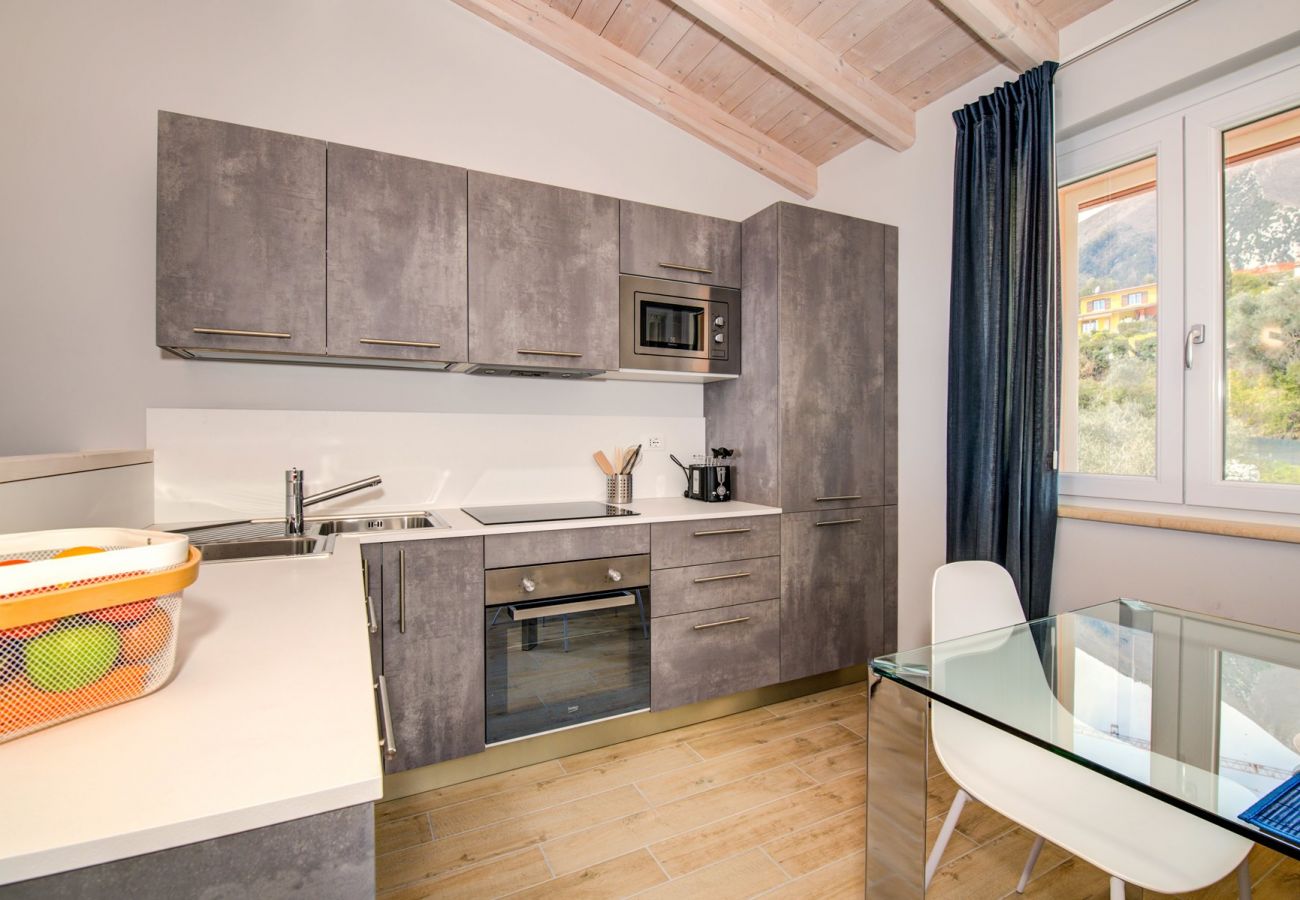 Willa w Toscolano-Maderno - Le Casette - Leccino con vista lago, piscina e jacuzzi