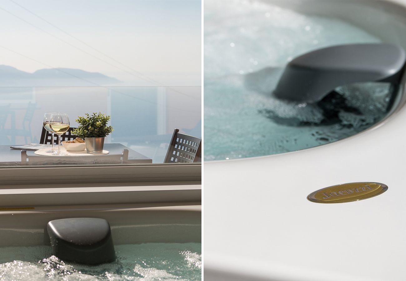 Apartament w Tignale - Orange House Relax con Jacuzzi