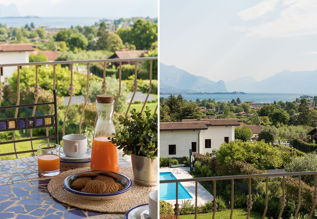 Apartament w Manerba del Garda - Lago Blu con vista lago e piscina