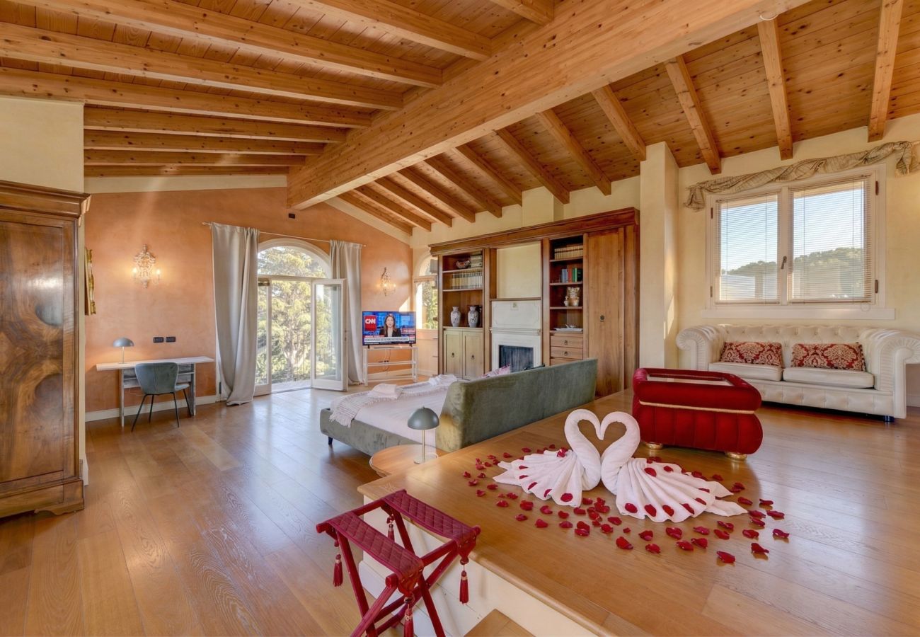 Willa w Desenzano del Garda - Desenzanoloft Villa Bugatti Wolnostojąca willa, prywatny basen