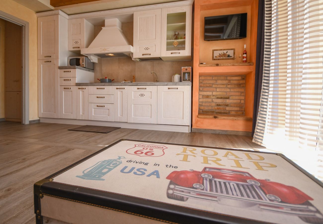 Apartament w Tignale - Principe, con grande balcone e vista lago