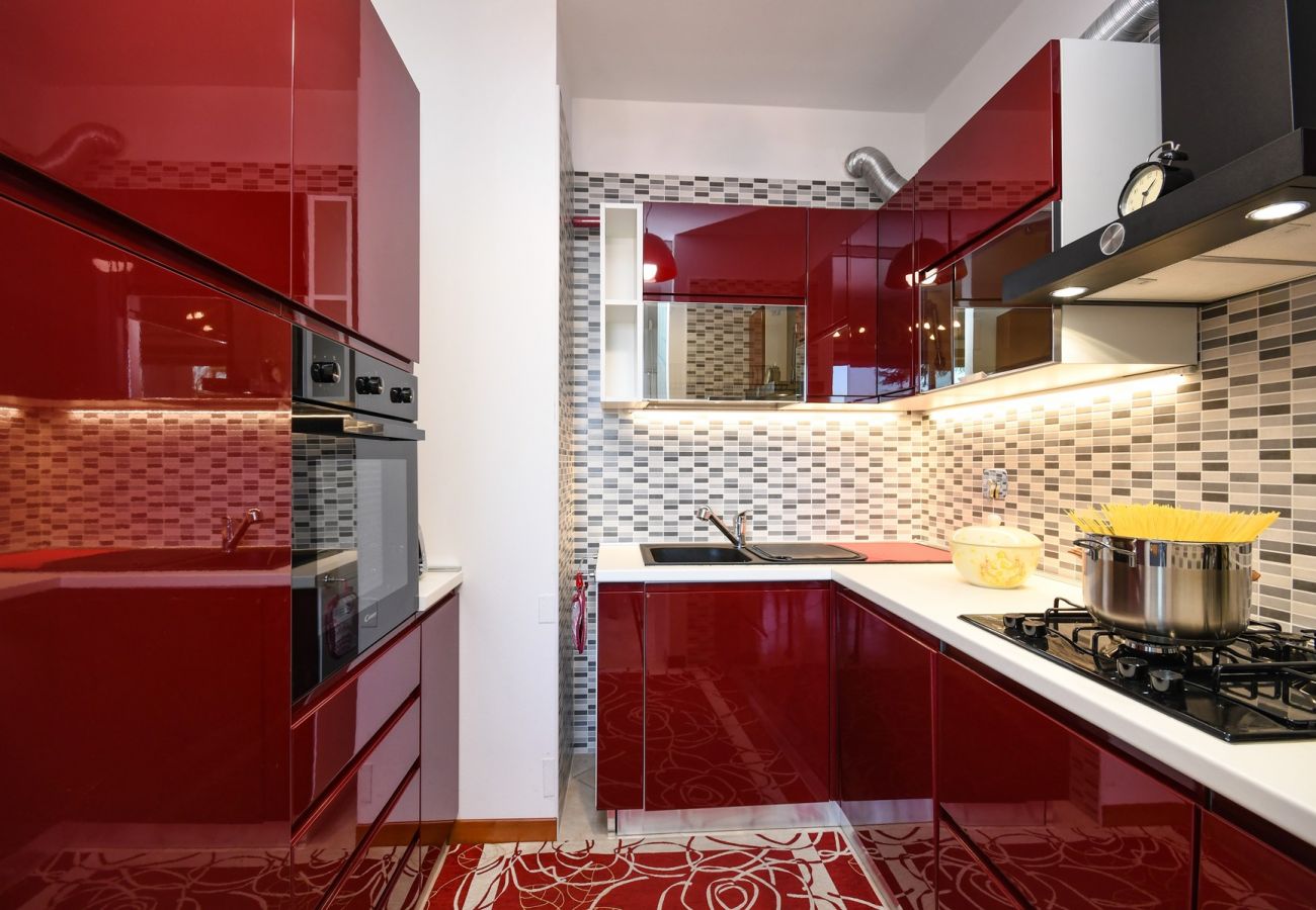 Apartament w Polpenazze del Garda - Pegaso: appartamento di design con balcone vista lago e piscina