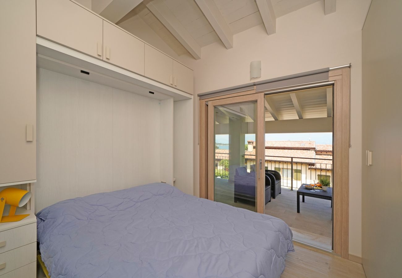 Townhouse w Manerba del Garda - Gardaliva1: in residence con piscina e vista lago vicino alla spiaggia