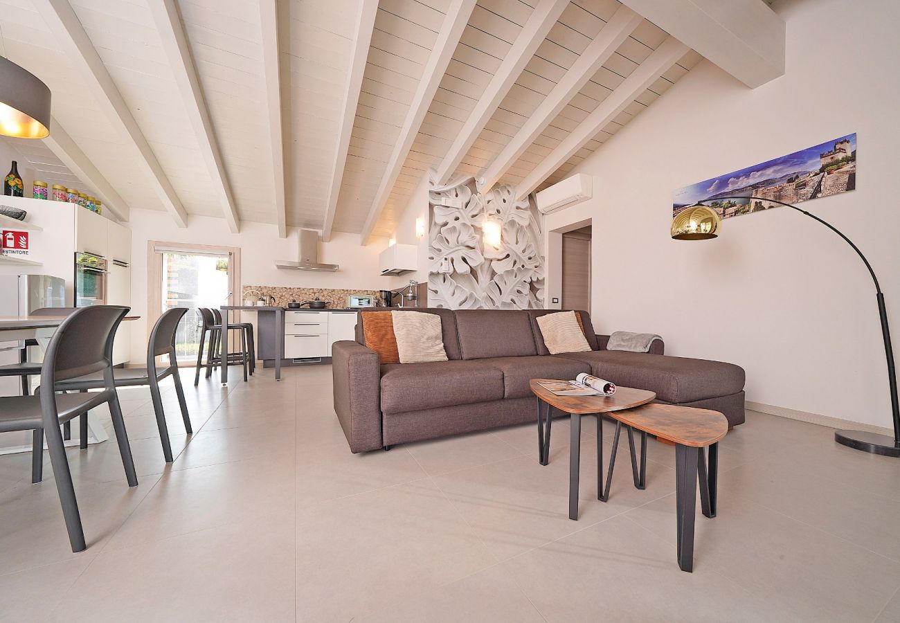 Apartament w Manerba del Garda - Gardaliva5:spazioso con vista lago in piccolo residence vicino al lago